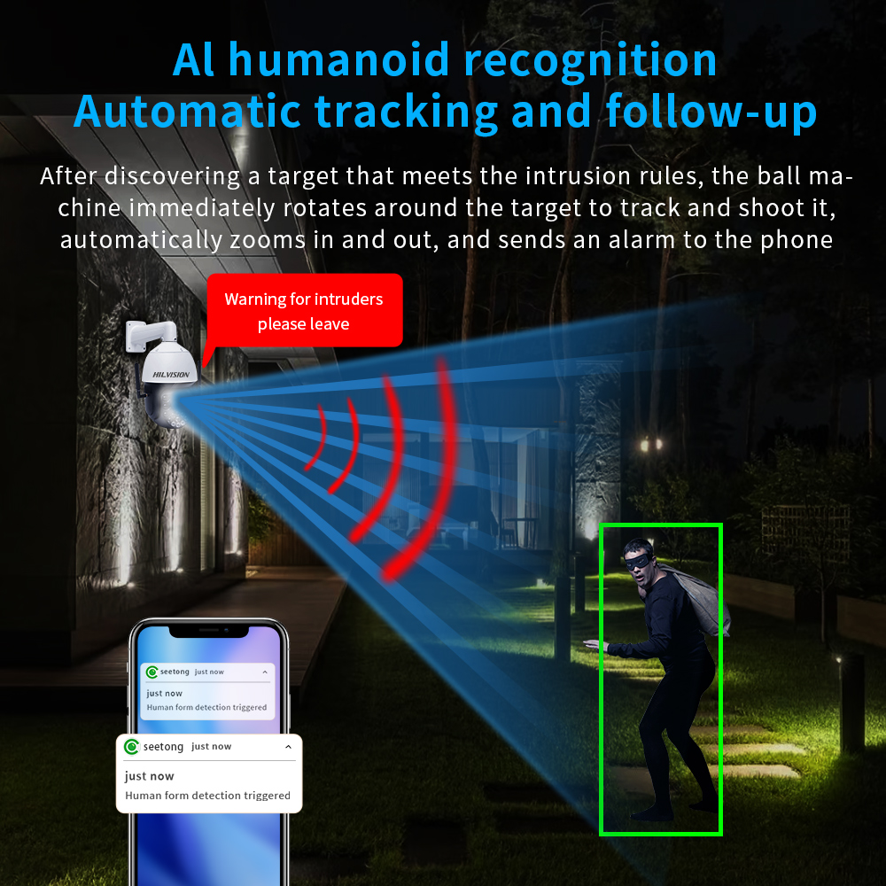 40x Optical Zoom 8MP 12-Inch 4G Network Camera with Human Motion Tracking BAT-4G-680K-8A