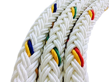 Smooth YLY Polypropylene 8 Strand UHMWPE Boat Vessel Marine Mooring Rope With CCS ABS Certificate