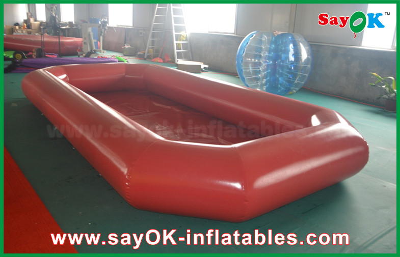 Inflatable Water Game 5 X 2.5m Outdoor Pvc Small Inflatable Water Swimming Pool For Kids