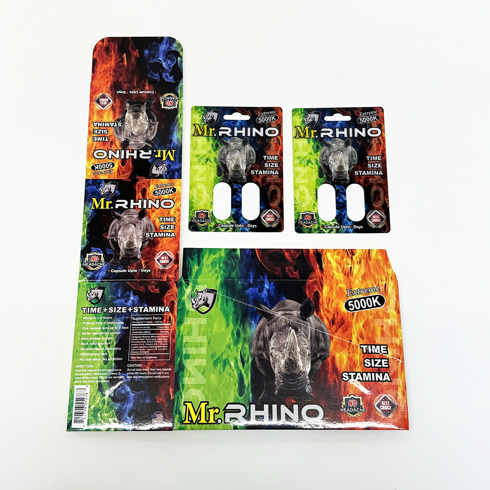 Customization Cardboard Packing Boxes For Male Enhancement Pills
