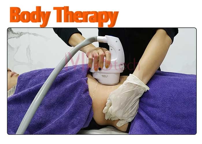 Cooling No Pain HIFU Facial Machine High Frequency Body Slimming Device