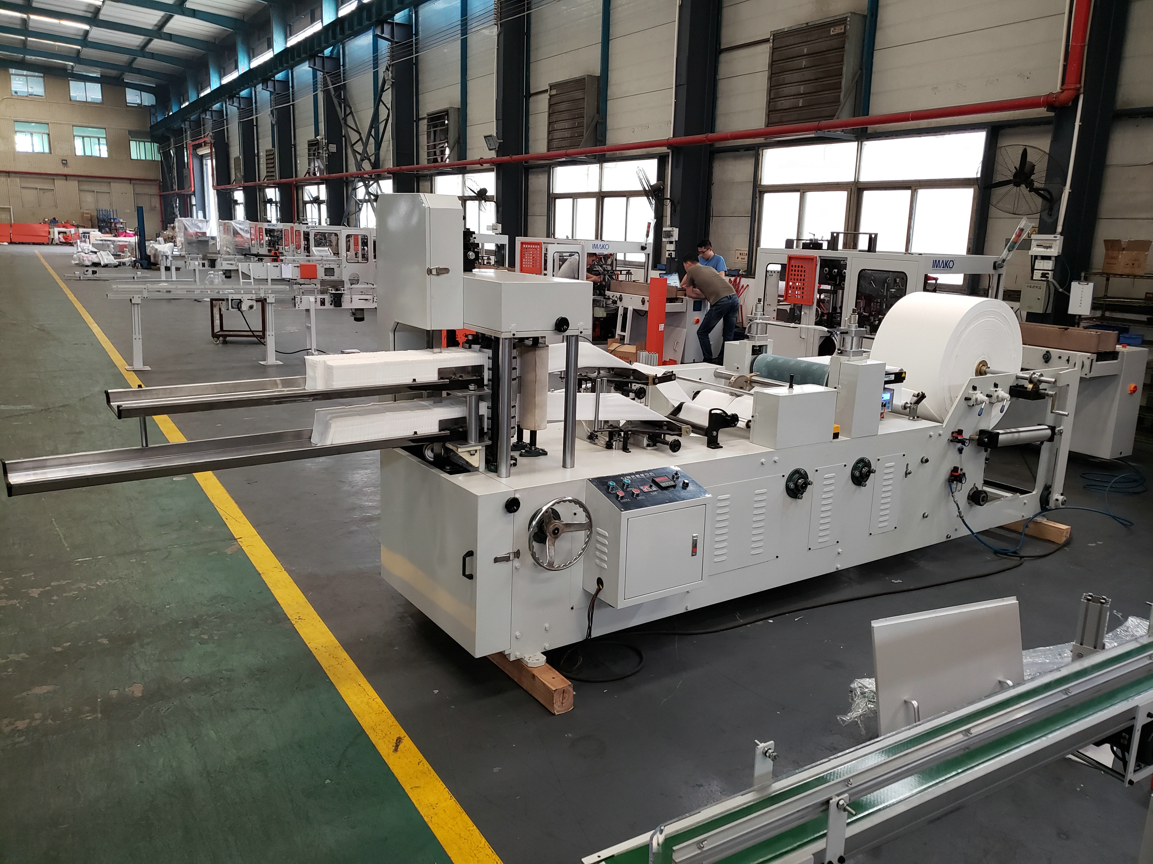 Fully Automatic Napkin Folding Machine / Napkin Production Machine 1000~1500 Pieces/Min