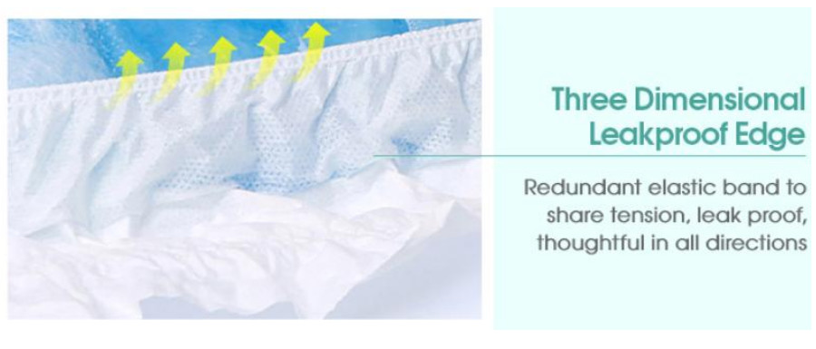 Non Woven Dry Surface Disposable Adult Diaper Older Personal Care