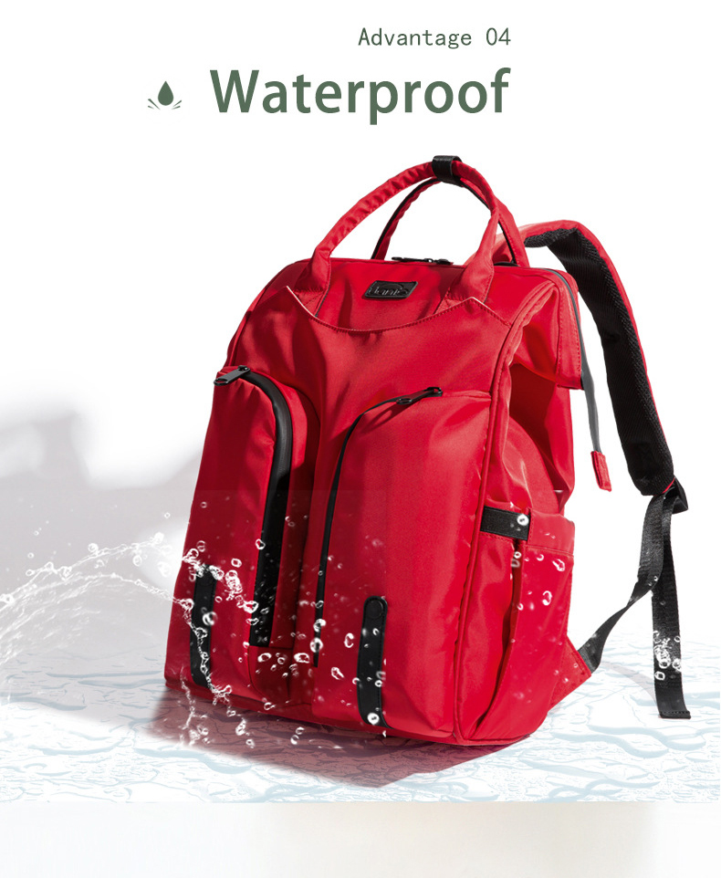 New Mommy Bag Multifunctional Large Capacity Waterproof Maternity Diaper Bag Lightweight Backpack For Mom&Dad