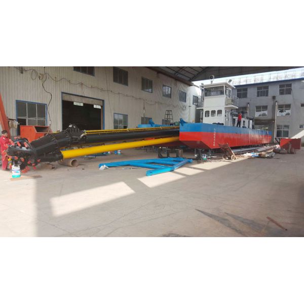 16kw Diesel Small Sand Dredging Ship 6 Inch For Sand Dredging In River