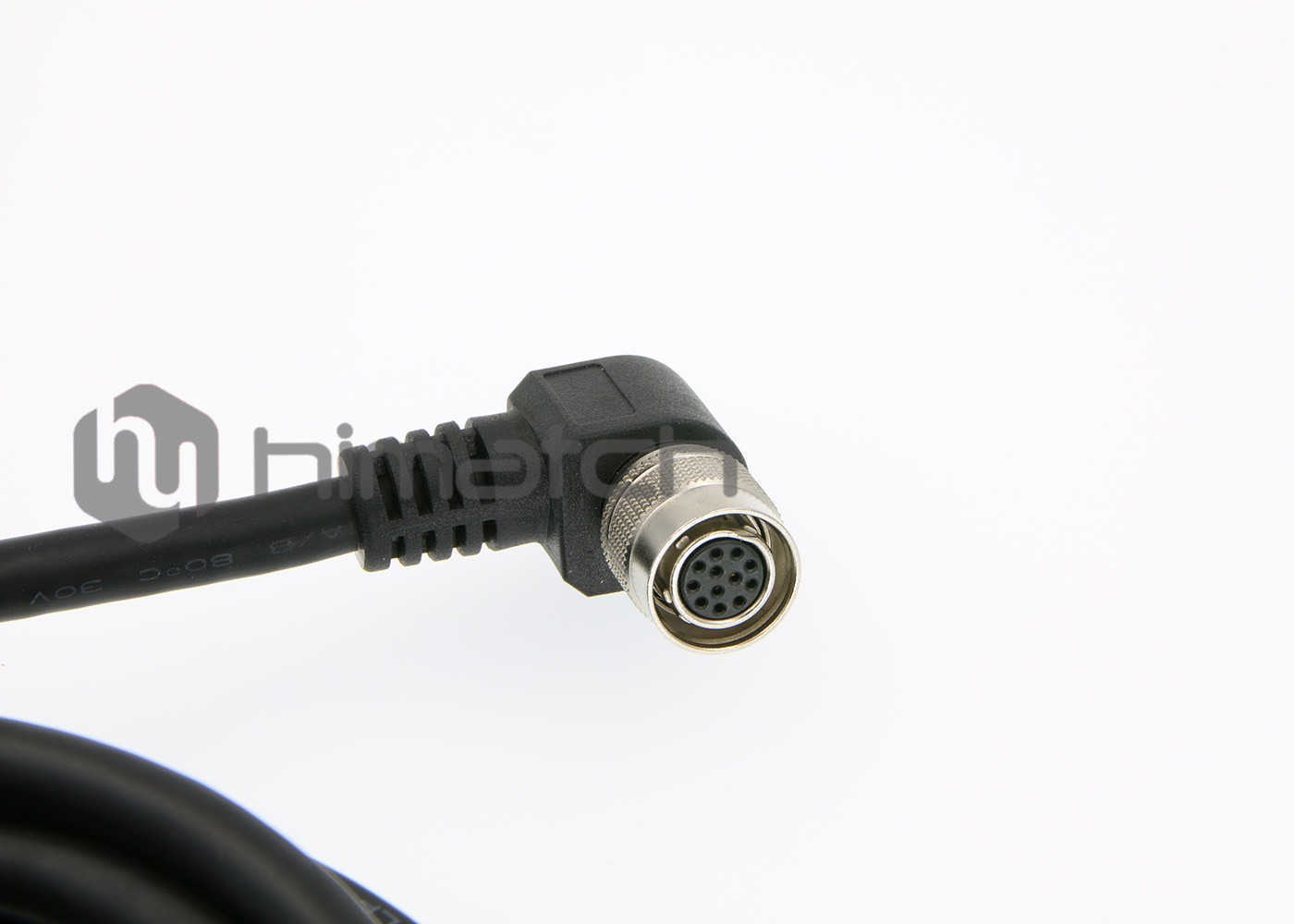 Hirose 12 Pin Male To Female Extension Cable With PVC / PUR Jacket UL Certified