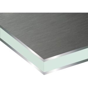 Buy cheap Super long lifespan fireproof Titanium Zinc Composite Panel with VMZINC product