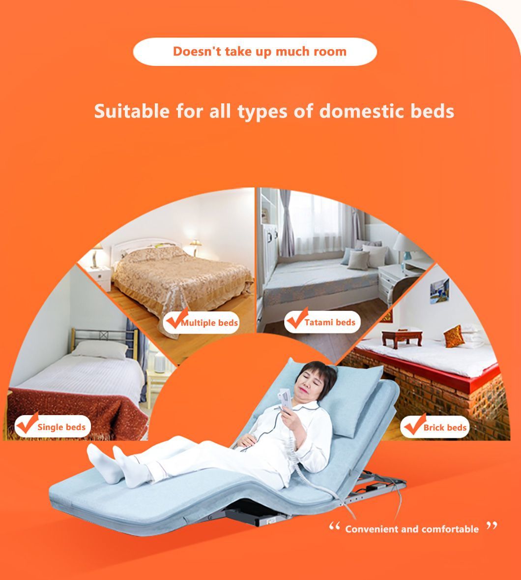 High Quality Multi-Functional Nursing Bed Electric Adjustable Backrest Homecare Electric Mattress