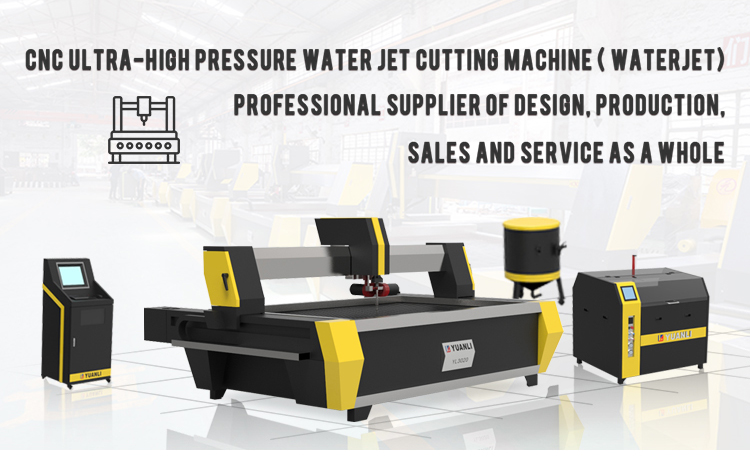 Five Axis Waterjet Water Cutting Machine Multi Function CNC Water Jet Cutting Machine