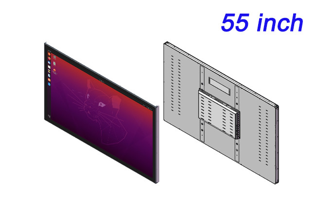 55-Inch Linux Embedded Screen for Public Displays, Transportation Terminals, Exhibition Halls, and Smart Infrastructure