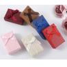 Buy cheap Luxury Jewelry Embossing Cardboard Gift Packaging Box With Ribbon from wholesalers