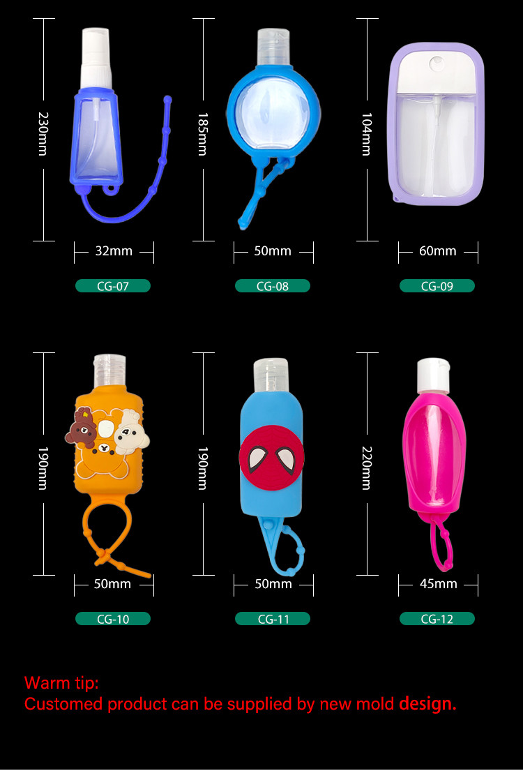 Liquid Soap Plastic Sanitizer Bottle Transparent Empty Hand Sanitizer Bottles