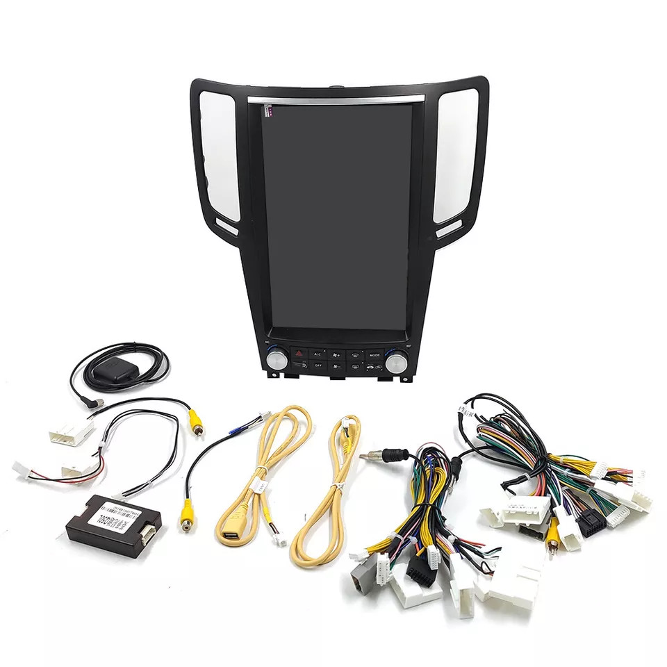 Car Stereo Radio Android 13 Tesla GPS Navigation Stereo 12.1'' For Infiniti G37 DVD Player