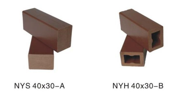 Best Brown Wood Plastic Composite/WPC Decking for Decking Materials