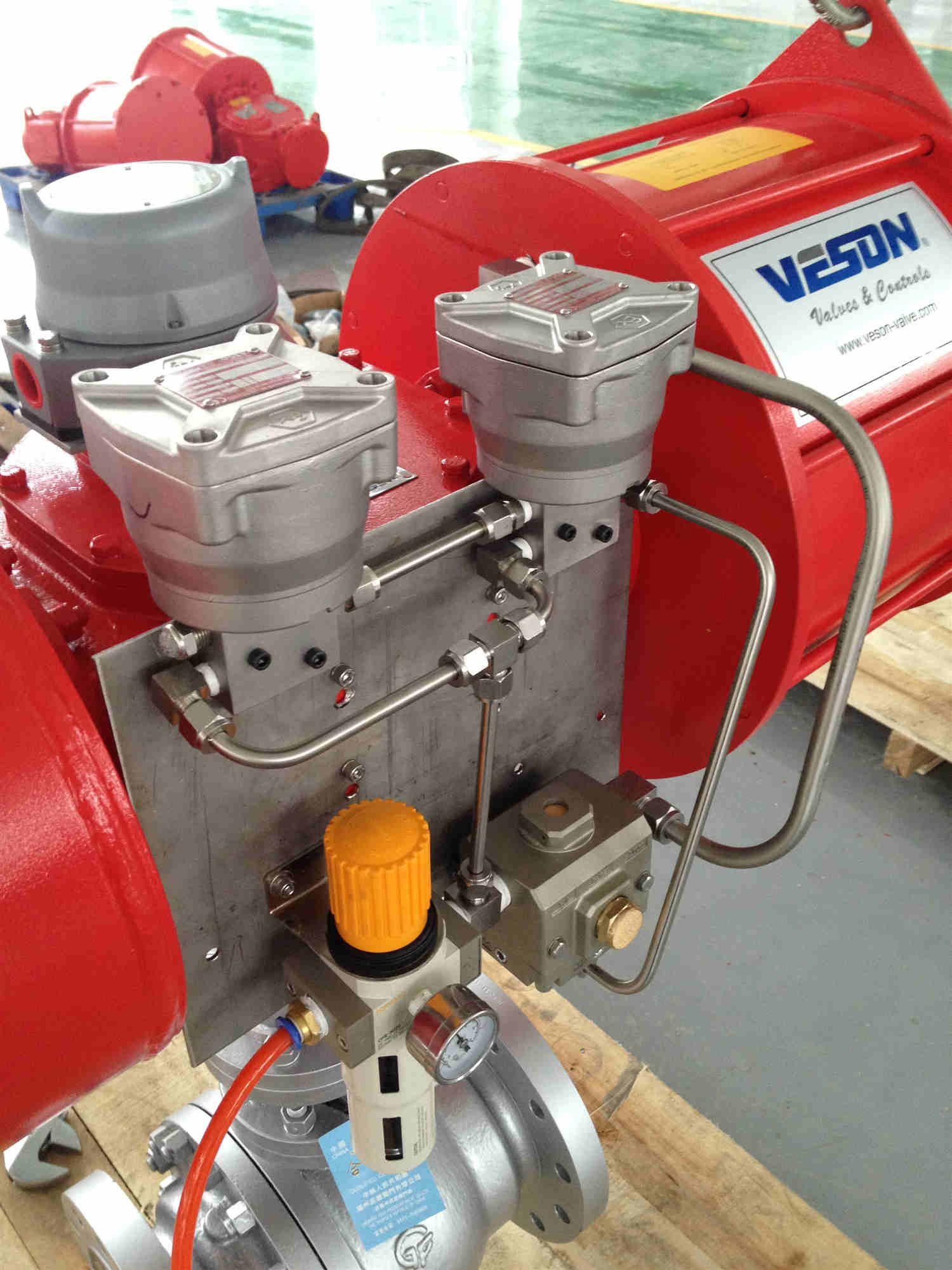 High Accuracy Emergency Shutdown Valve Quarter Turn Operation Close Valve In Less Than A Second