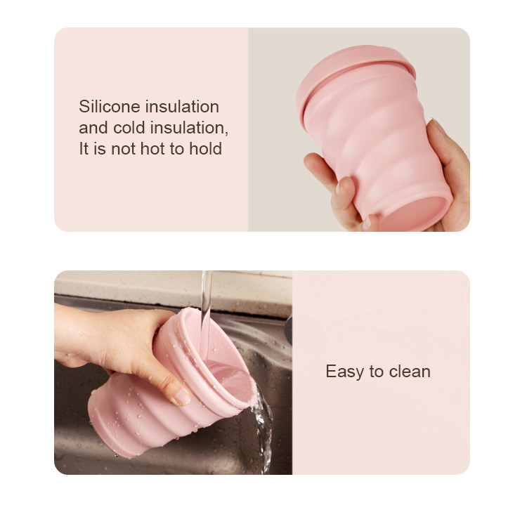 Silicone Water Cup 8oz / 12oz / 16oz Non Toxic BPA Free Reusable Durable