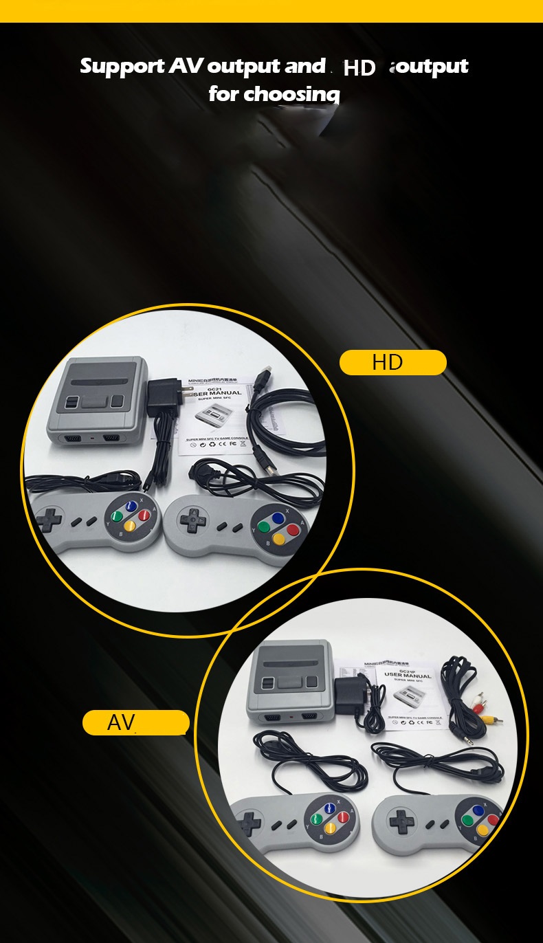 OEM 8 Bits Mini Classic TV Game Console 621 Games Retro Handheld Game Console
