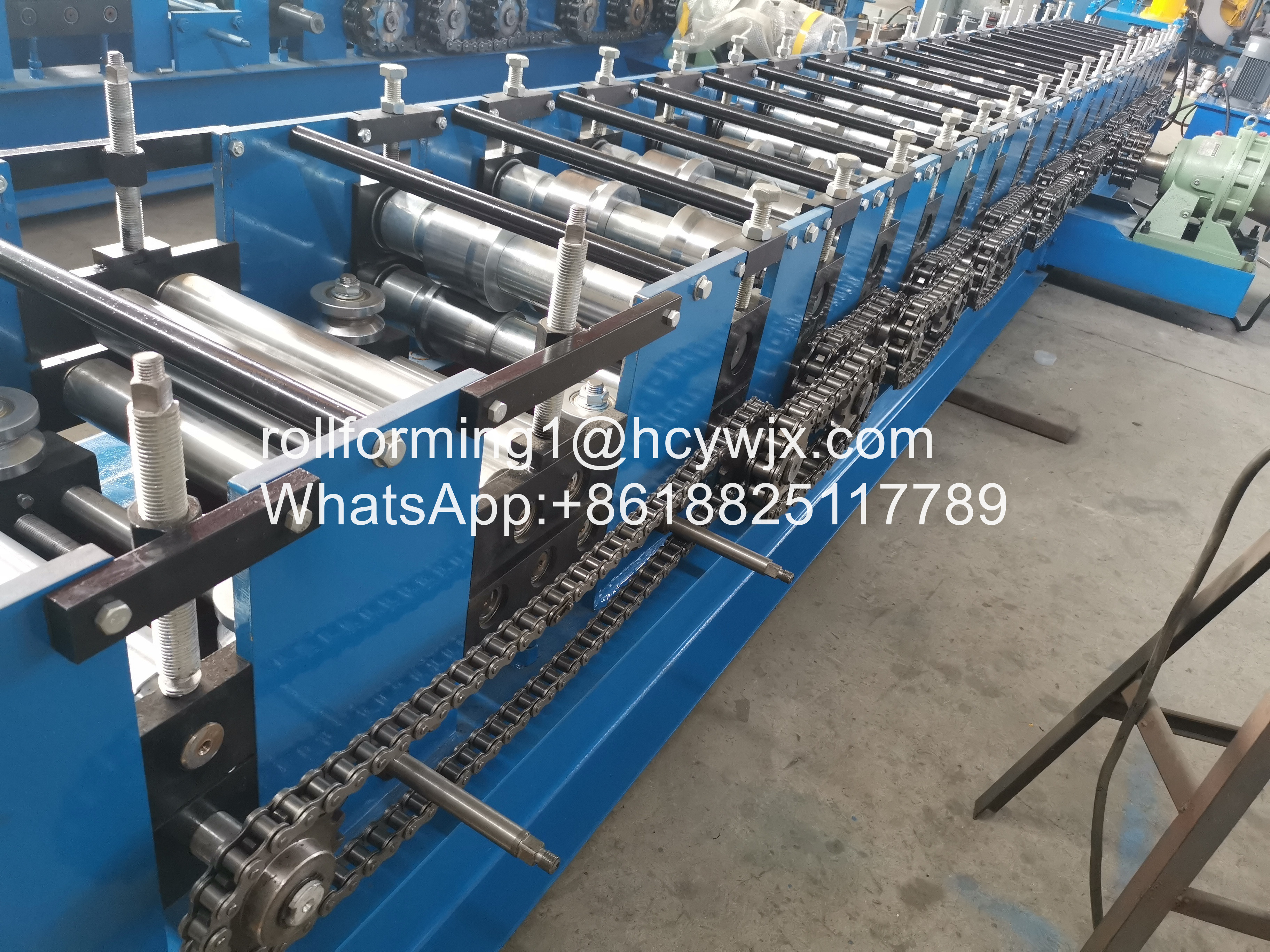 Automatic Door Frame Forming Machine For 0.8-1.5mm With PLC Control