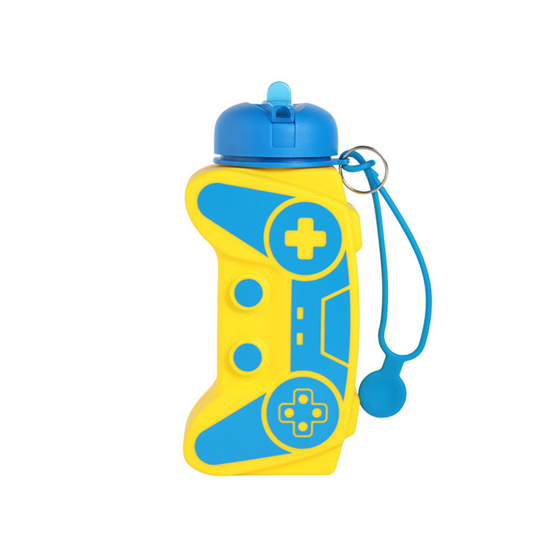 Non-slip Silicone Collapsible Water Bottle Pop Its For Toddlers And Outdoor Activities