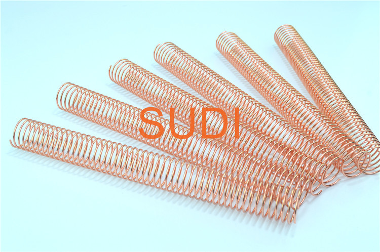 Electroplate GBC Wire Spiral Bind Coils 2mm Dia ODM Available