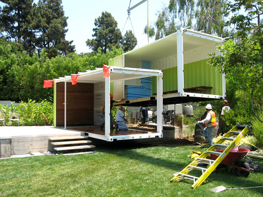 40 Foot Shipping Container Square Footage Modular Prefab With Weld Steel Base