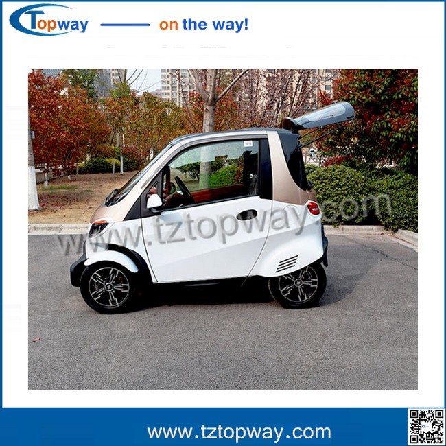 Steering wheel with air conditioner Mini Electric Vehicle car rickshaw for adult