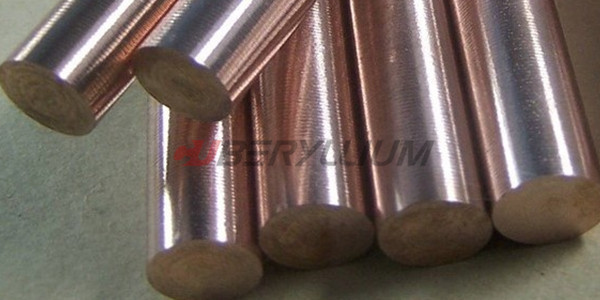 CuCo2Be Cobalt Beryllium Copper Rods Bars Round With Cobalt Alloying Addition 2.40-2.70%