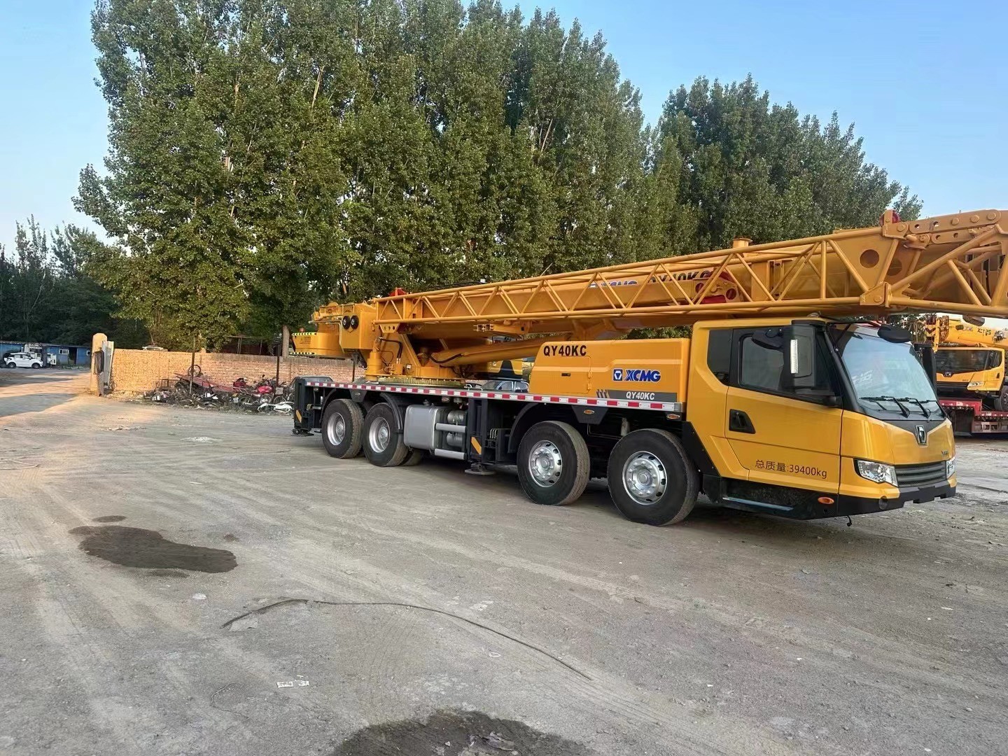40T XCMG Powerful Used Mobile Crane Refreshed Truck Hydraulic Crane With U Shaped Boom