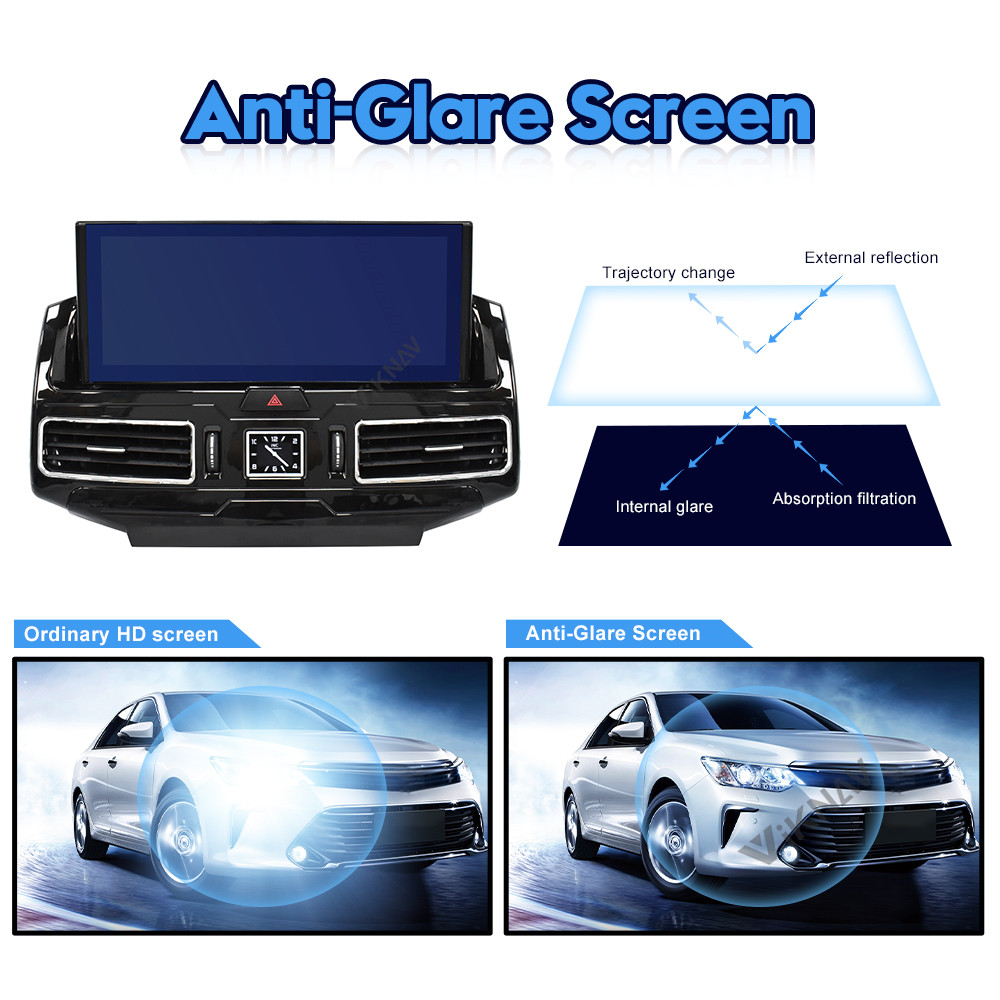 12.3 Inch Touch Sreen Stereo For 20016-2020 Toyota CRUISER LC200 GPS Navigation Multimedia Player Wireless Carplay BT 4G