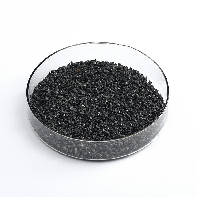 Black Copper slag black Iron-silicate black pearls sand 1~2mm for sandblasting medium