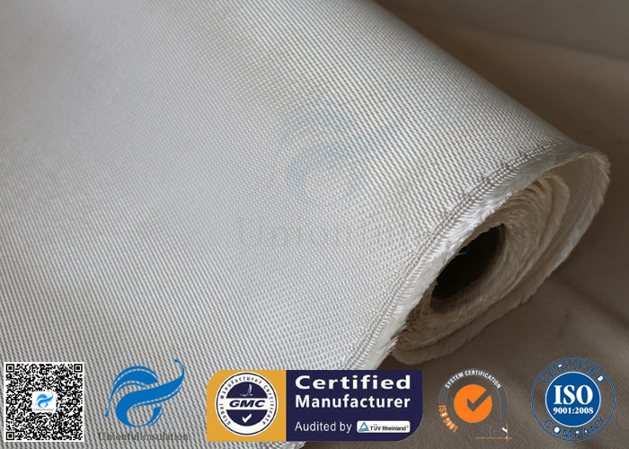 Satin Weave 600gsm 800℃ Fiberglass High Silica Fabric For Heat Insulation