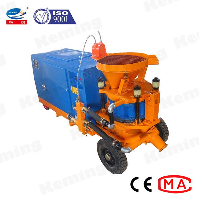 Crawler Mobile Wet Concrete Spraying Machine Remote Control