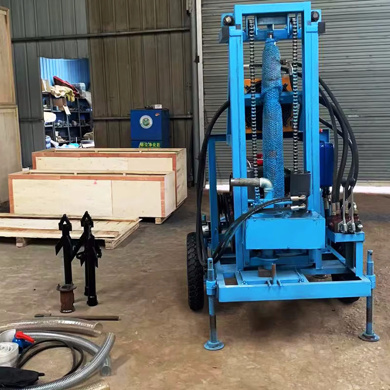 150 Meter Diesel Hydraulic Water Well Drilling Rig/Suitable for Soil and Quicksand Layers