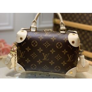 Off White 20cm Leather Chain Crossbody Bag With Top Handle