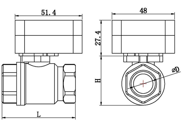 Thread Ports Central Heating Zone Valve