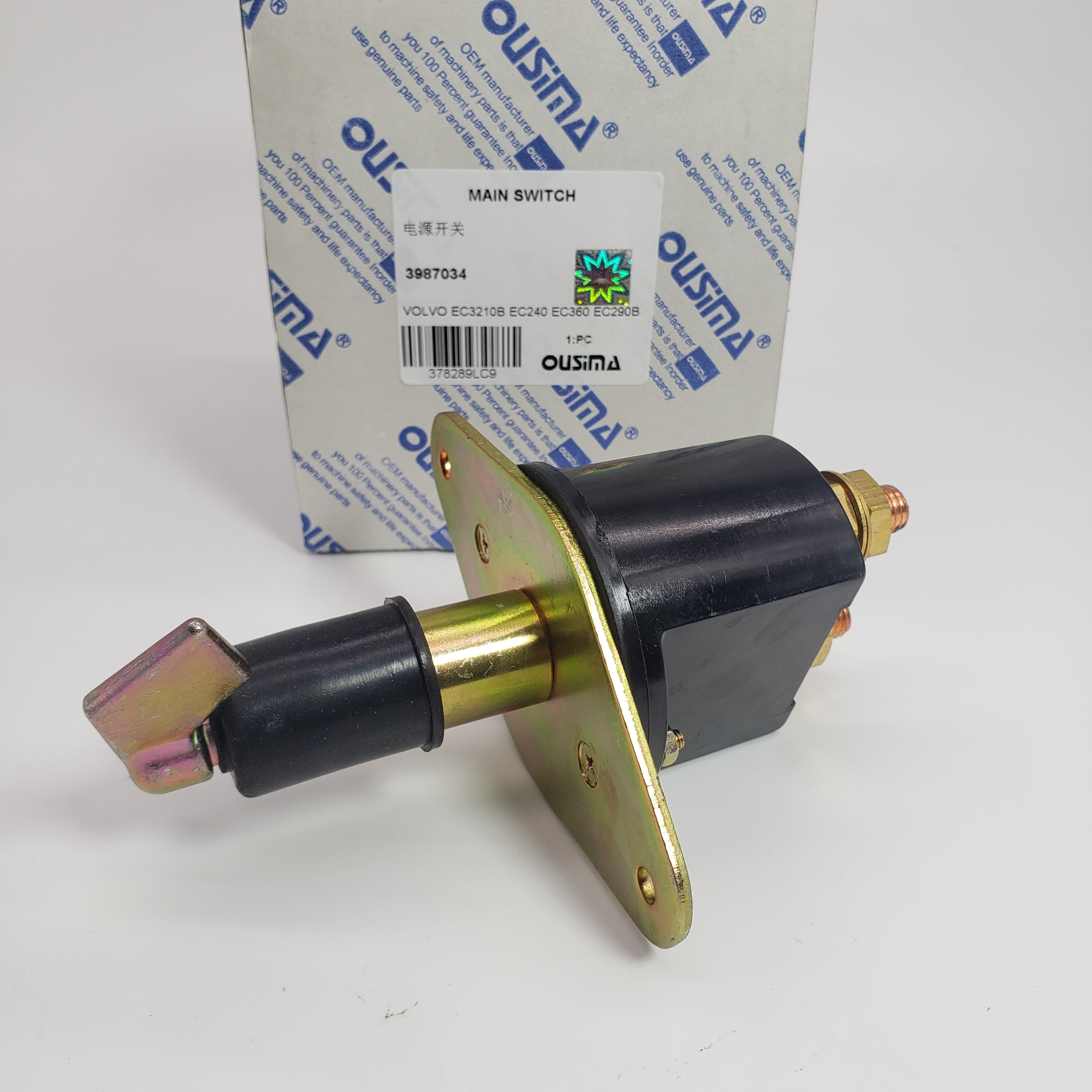 Main Switch 3987034 For Volvo EC210B EC240 EC360 EC290B