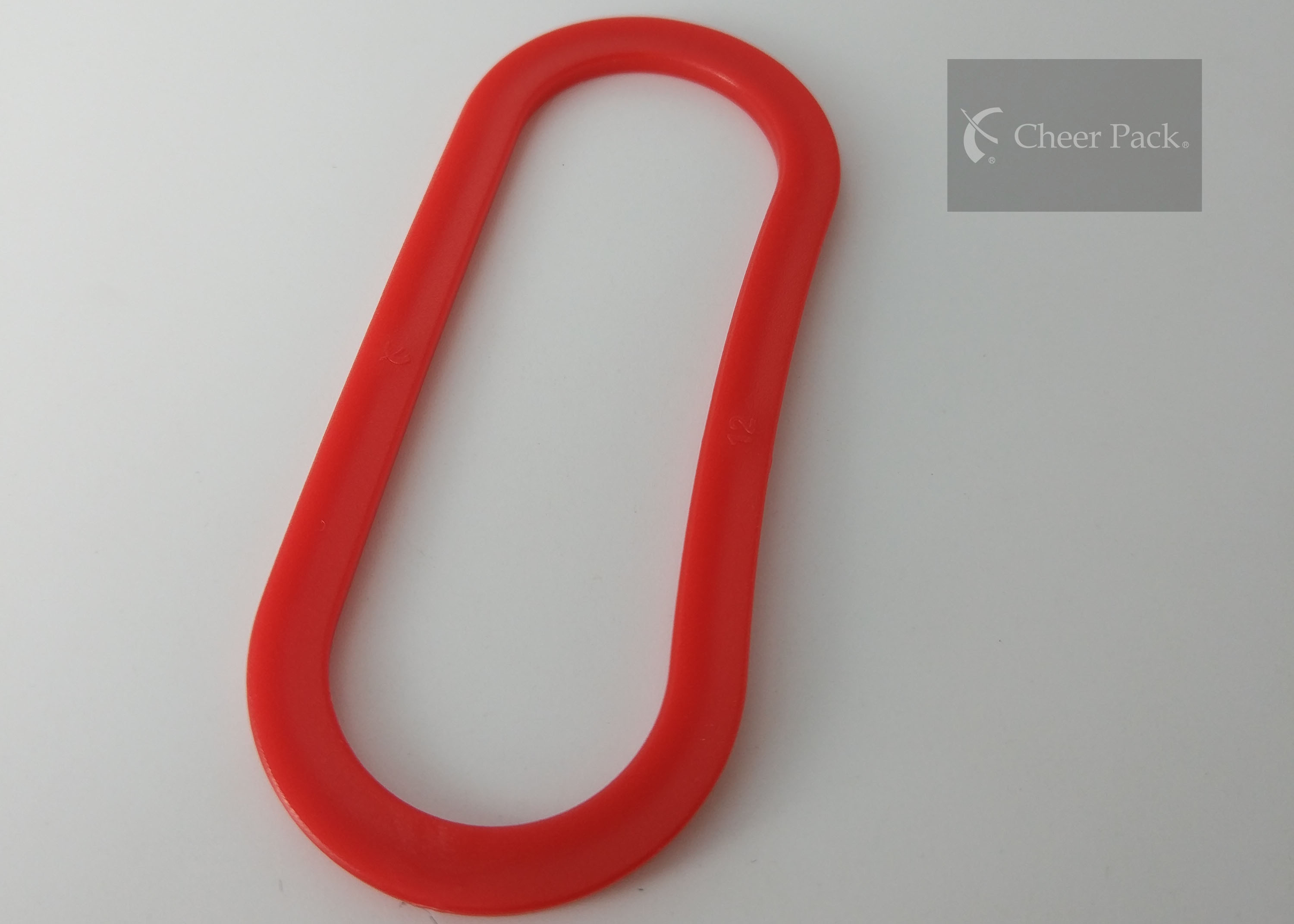 35mm Width PE Plastic Bag Handles 86mm Length For Rice / Soya Bean Bag