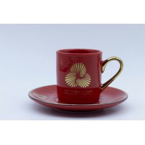 Customized Ceramic Mug With Electroplating For Ceramic Material