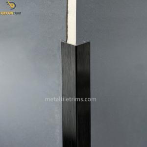 China Metal Corner Protector Trim Wall Corner Protector Strips Brushed Black on sale