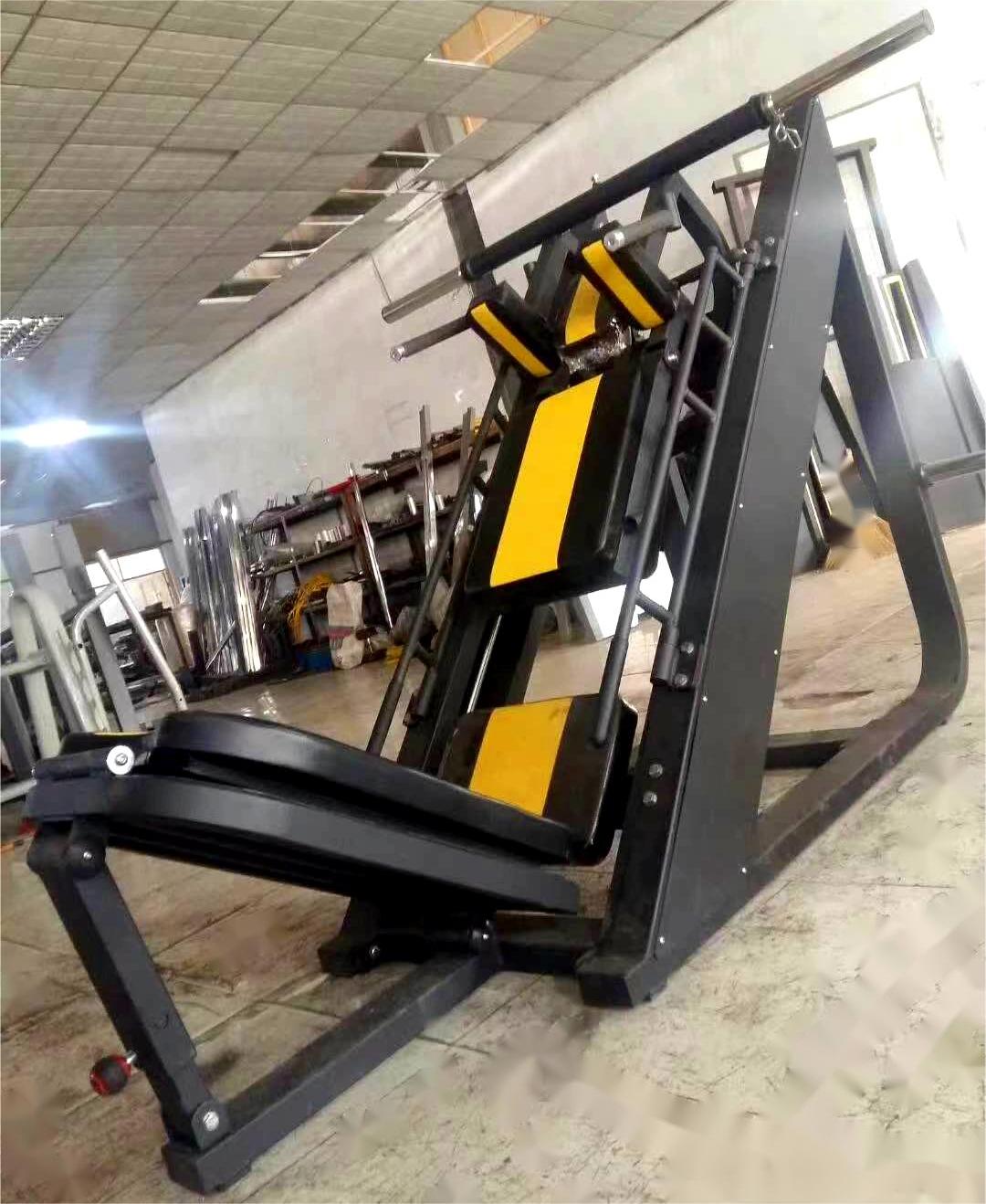 Commercial Gym Equipment Plate Loaded Strength Training Linear Leg Press Hack Squat