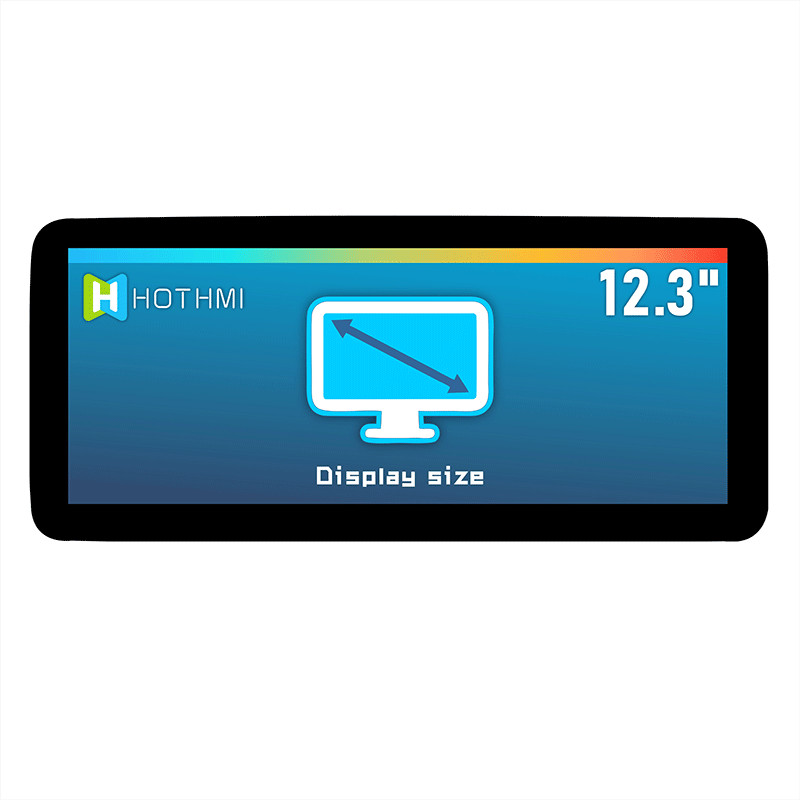 IPS TFT LCD Module HI 12.3 Inch 1920x720 Sunlight Readable Pcap Monitor TFT Display