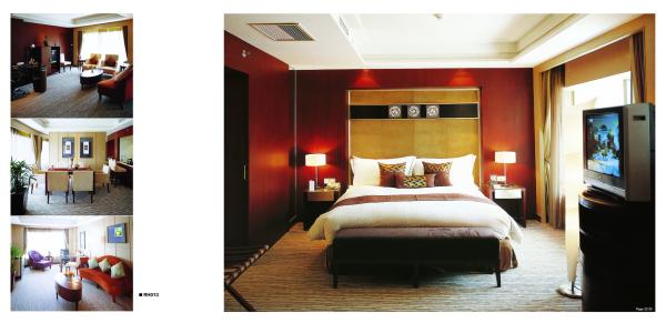 Luxury Ergonomic Hotel Bedroom Furniture Sets Glossy Oil Painting / Powder