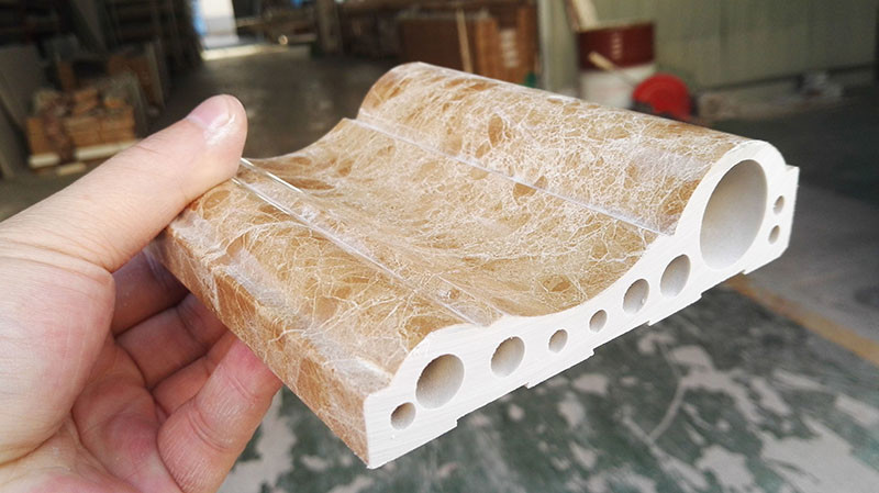 250kg/H ABB Inverter PVC Artificial Marble Production Line Sheet Extrusion Making Machine