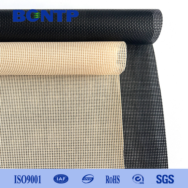 Vinyl Coated Woven Polyester PVC Mesh Fabric PVC Coated Mesh Fabric 1000D