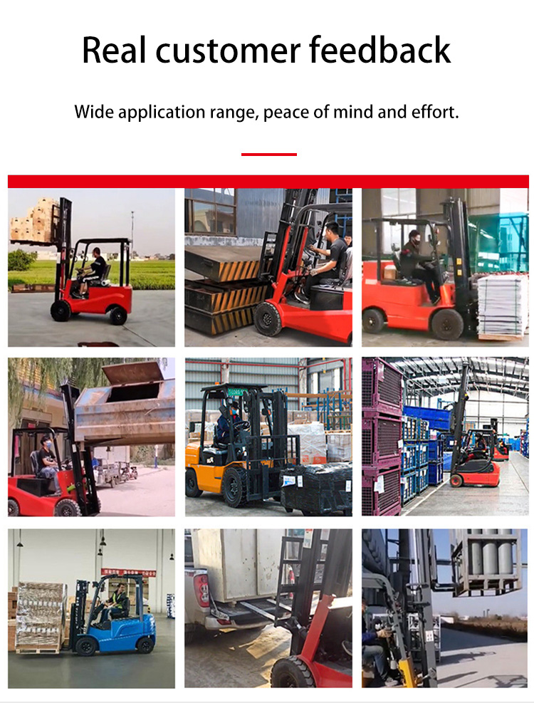 2.0 Ton Small Electric Forklift Truck With DC Motor And 2500kg Loading Capacity Full Outdoor Electric Forklift