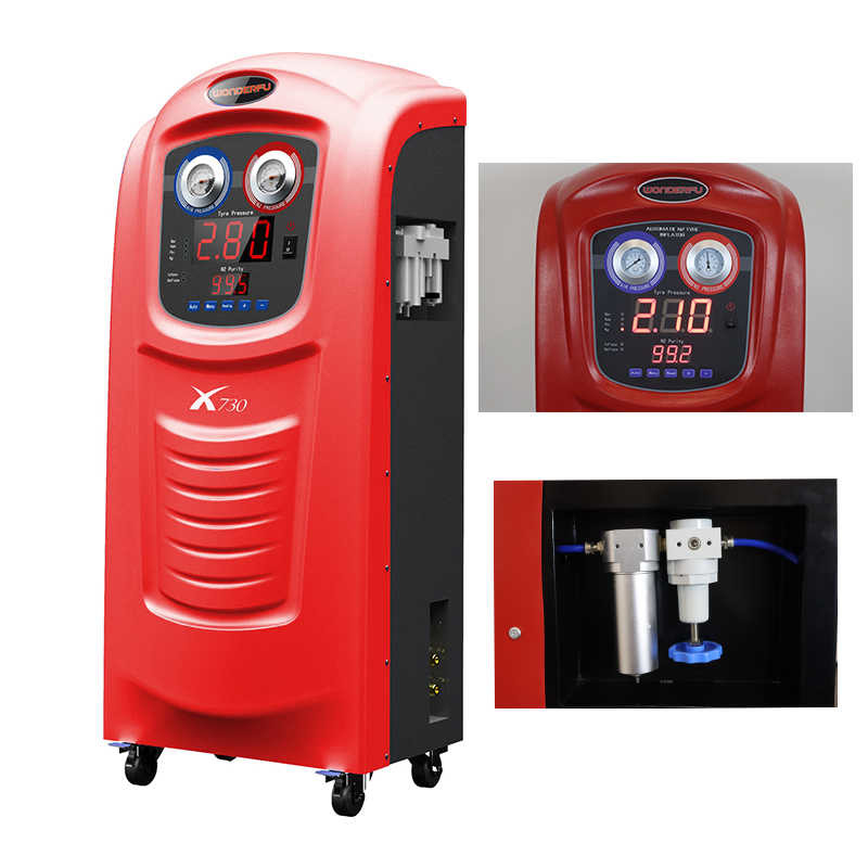 Mini Bus Nitrogen Tire Inflation Machine , Nitrogen Car Tyre Inflator With 40L Tank