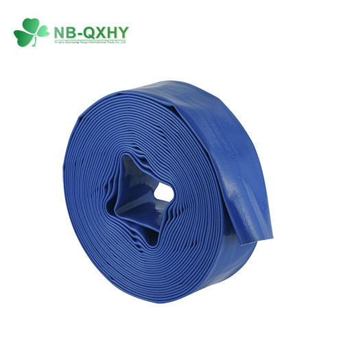 3/4 Inch to 16 Inch PVC Irrigation Layflat Hose with Hose Nipple/Hose Clamp