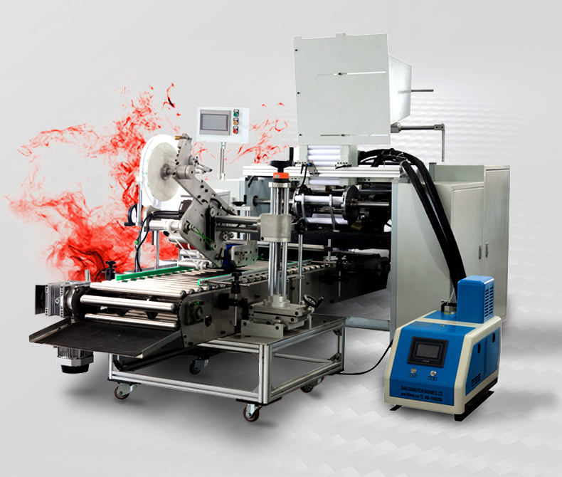 25pcs/minute Electric Driven Aluminum Foil Paper Roll Rewinding Machine for Household