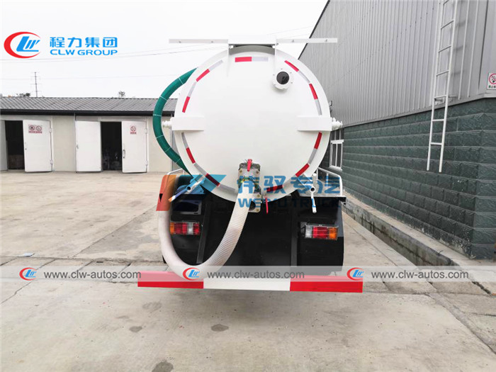 Left Hand Drive ISUZU 6CBM Sewer Vacuum Truck