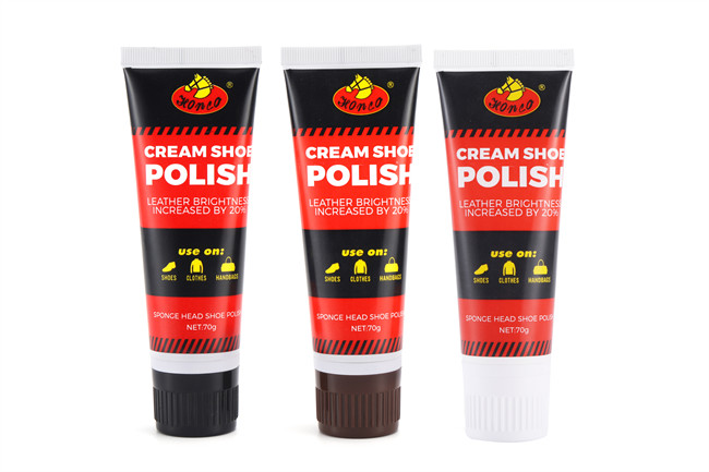 Black Brown Cream Shoe Polish Sponge Applicator Hose Packaging Leather Shoe Glaze Essential Polish
